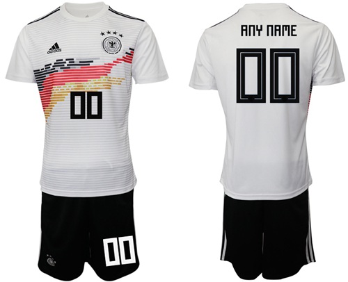 Germany Personalized Home Soccer Country Jersey